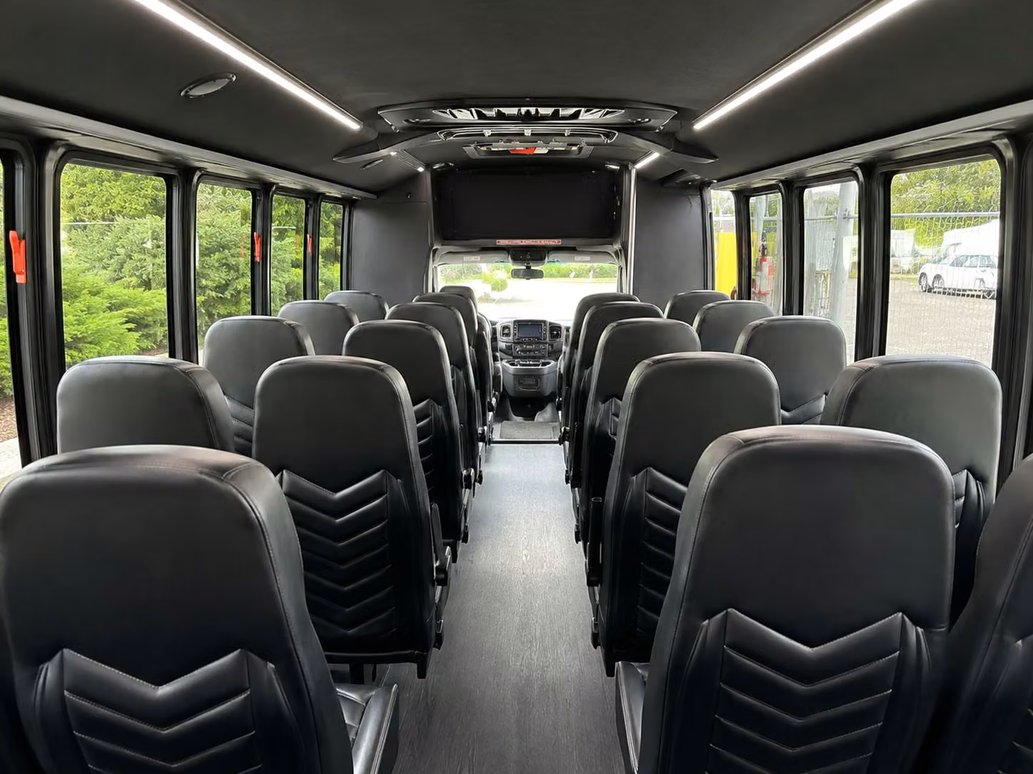 18 passenger minibus inside