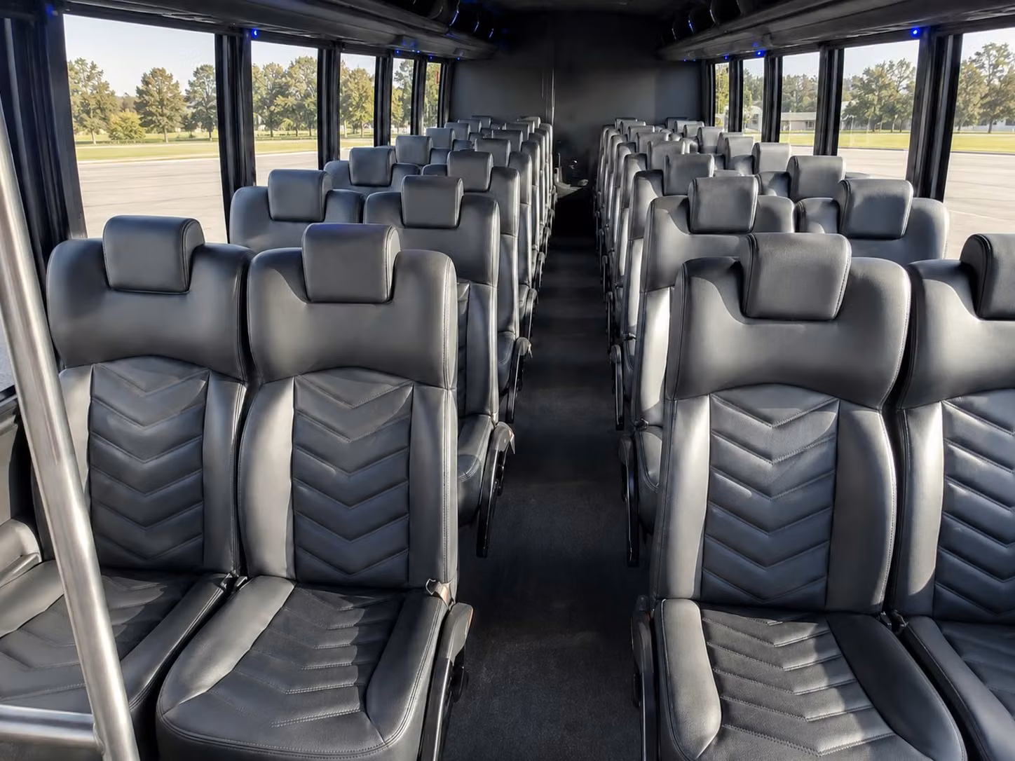 18 passenger minibus interior