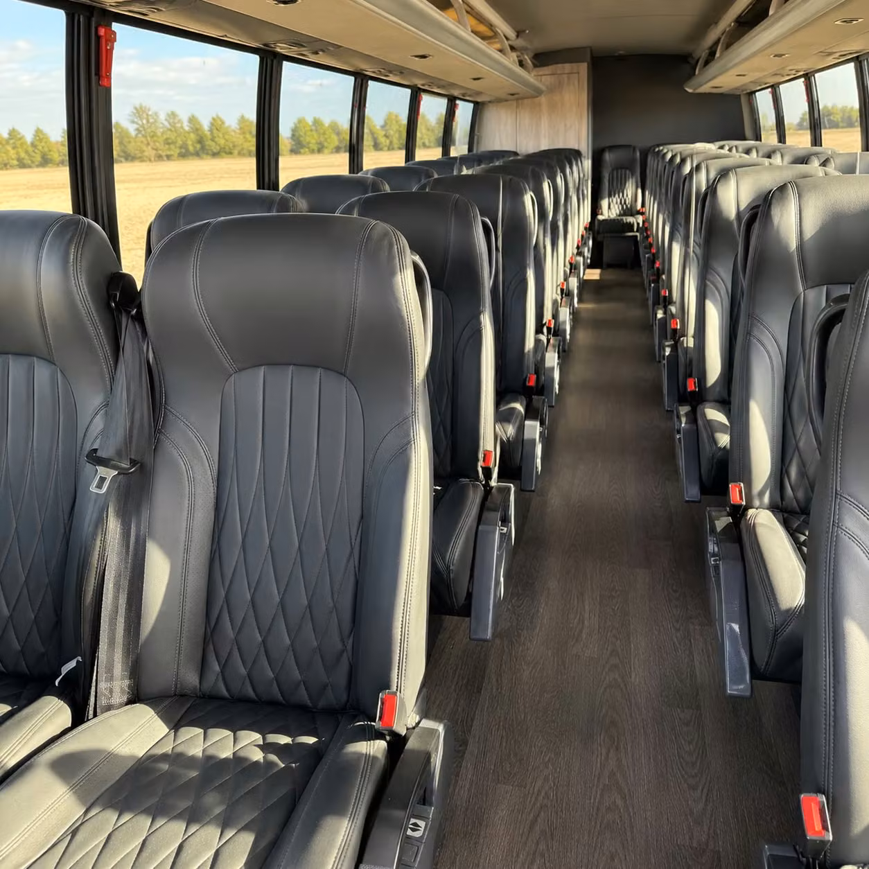 30 passenger minibus interior