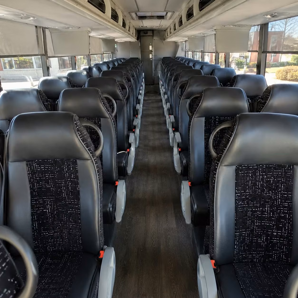 bronx charter bus interior