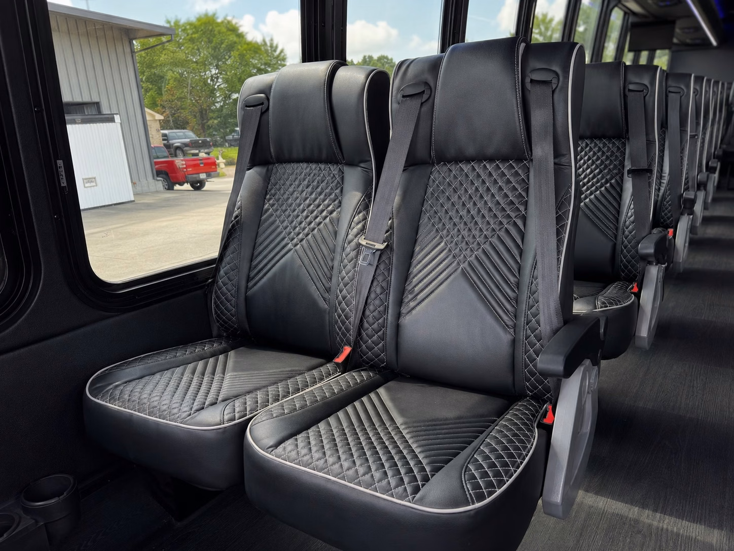 instead of juggling rideshares rent one bus for your whole group