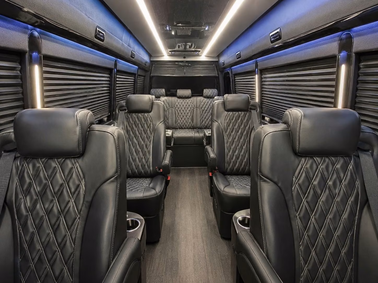 sprinter van with driver inside