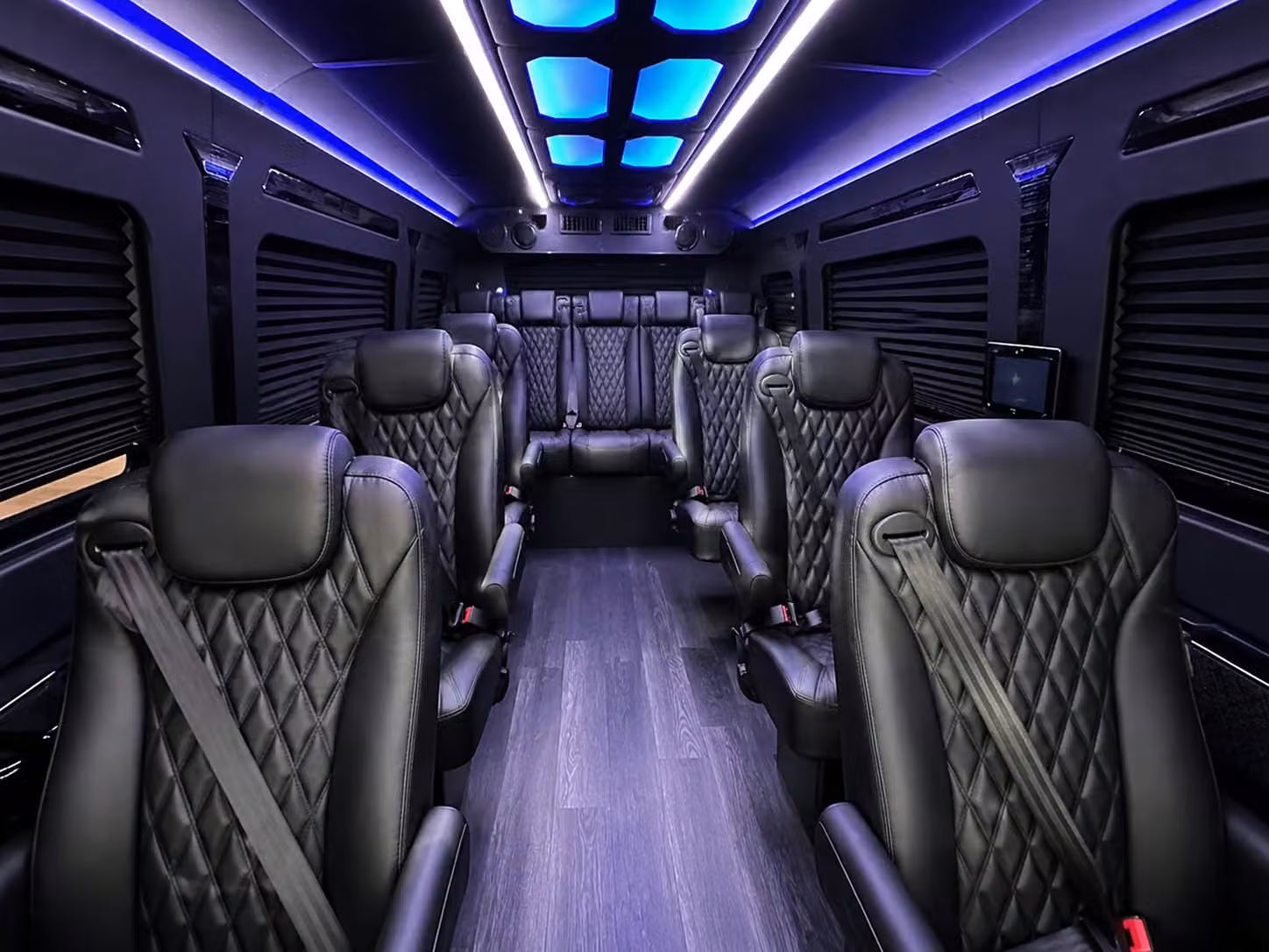 sprinter van with driver interior
